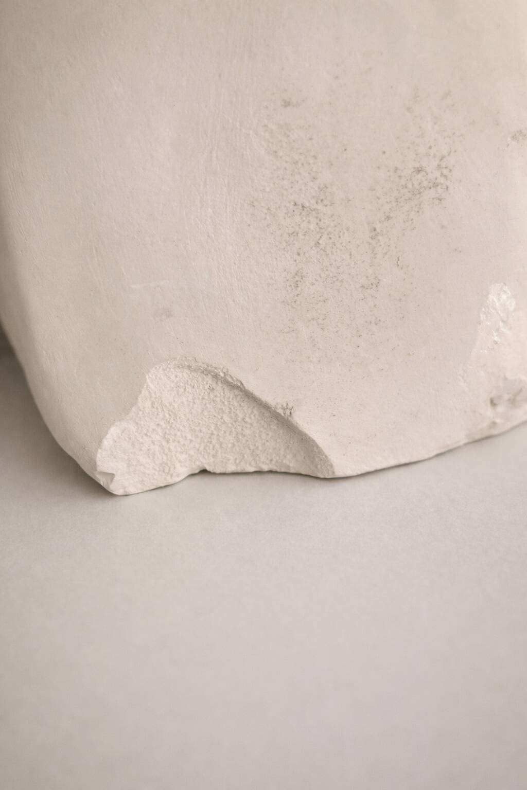 Plaster bust of Beethoven signed A. Santini, 1928