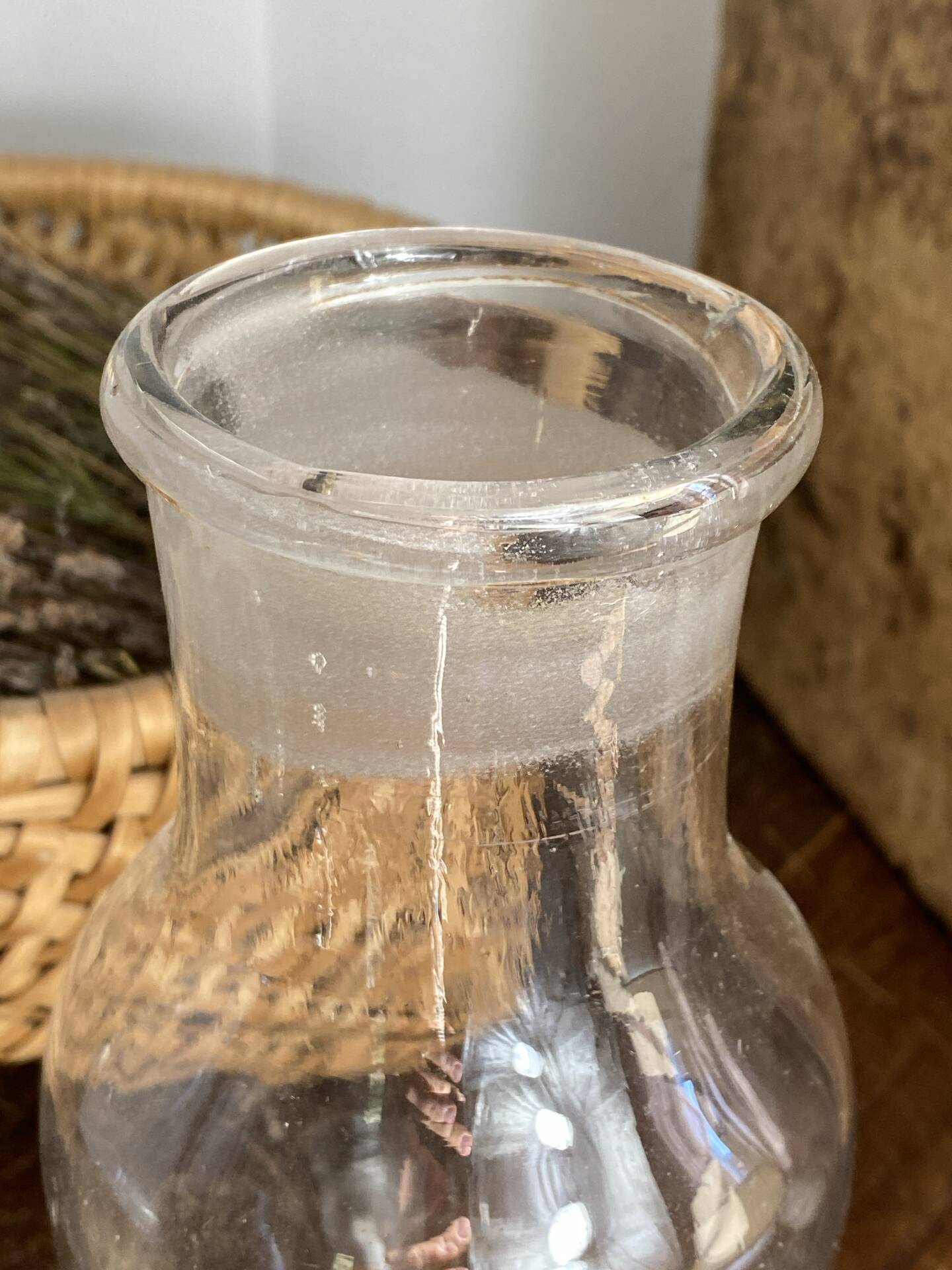 Bouteilles  en verre soufflé