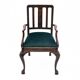 Fauteuil de style Chippendale, vers 1900, restauré