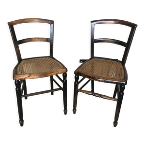 Paire de chaises bistrot par Georges