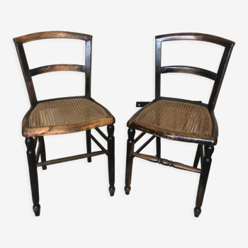 Paire de chaises bistrot par Georges Marzo Paris