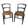 Pair of bistro chairs by Georges Marzo Paris