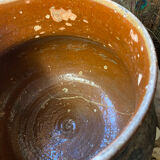 Antique terracotta pot with handles Vallauris