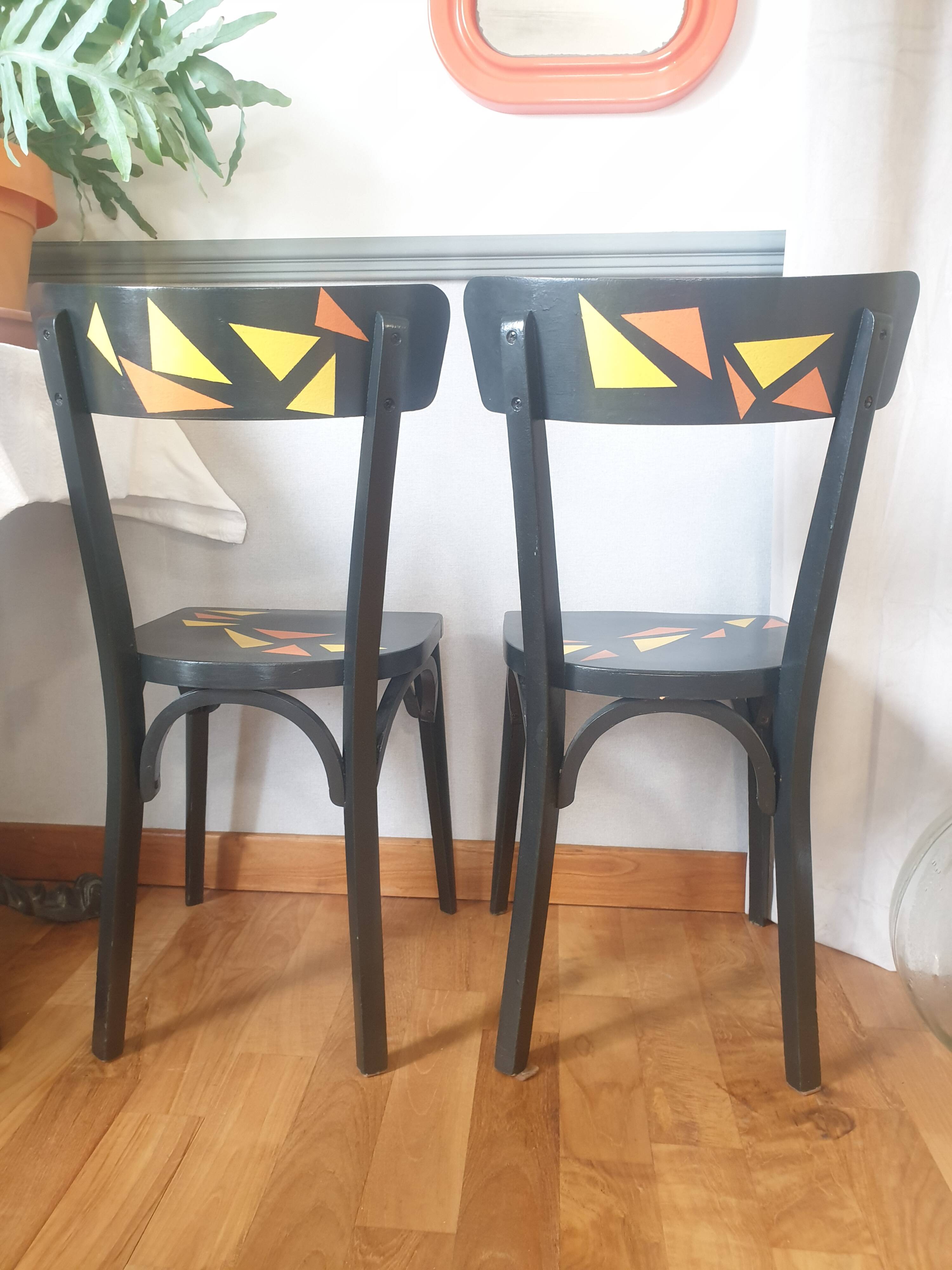2 bistro chairs Pop