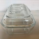 Butter dish with cow pattern lid