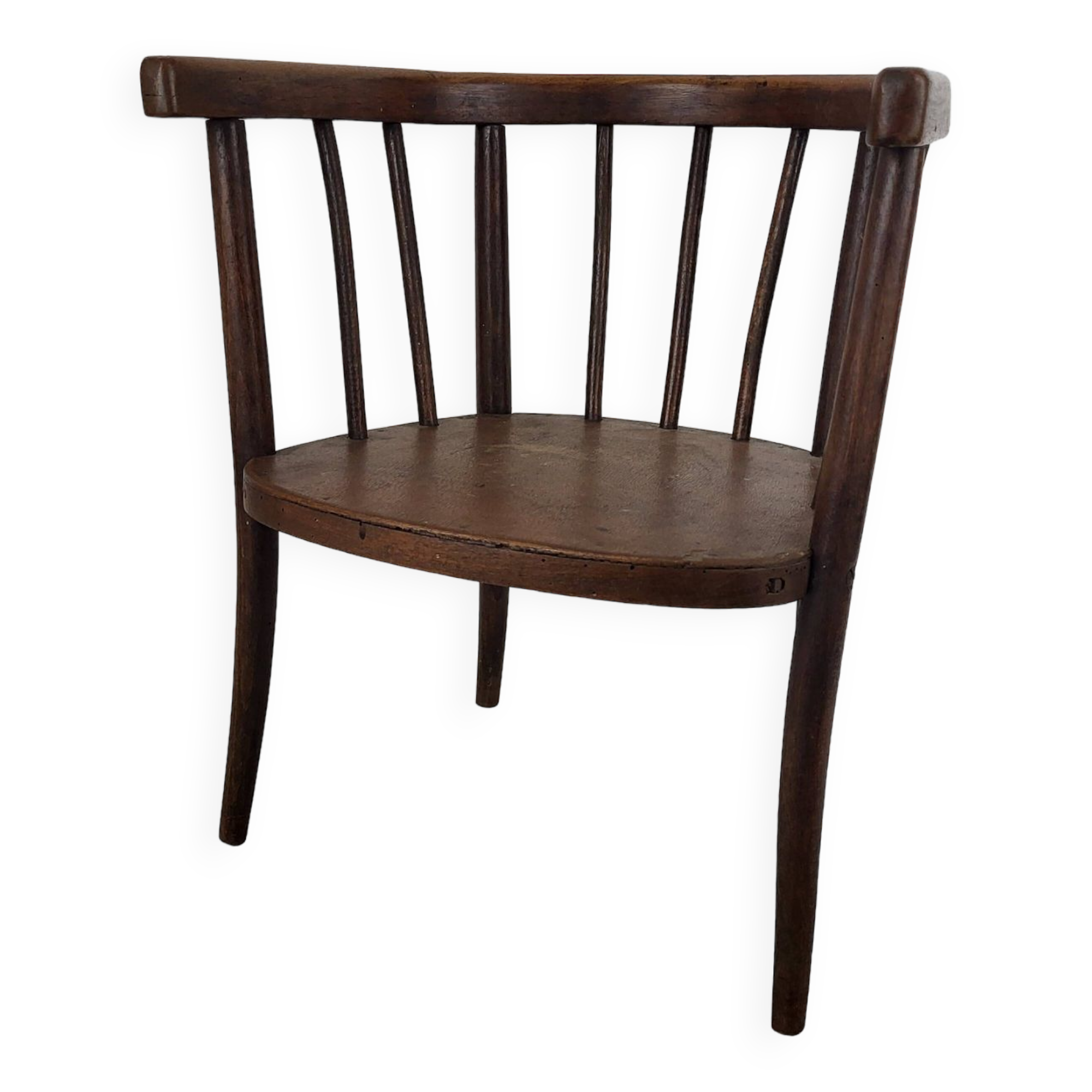 Japy brothers children's armchair Curved wood