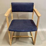 Duo of "Scandinavian Design" armchairs 1960.