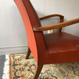 Pair of club armchairs 40s