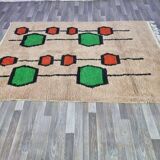 Moroccan rug in natural wool 250cmx150cm