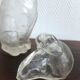 Dachshund dog carafe, Empoli glass, Italy 1960