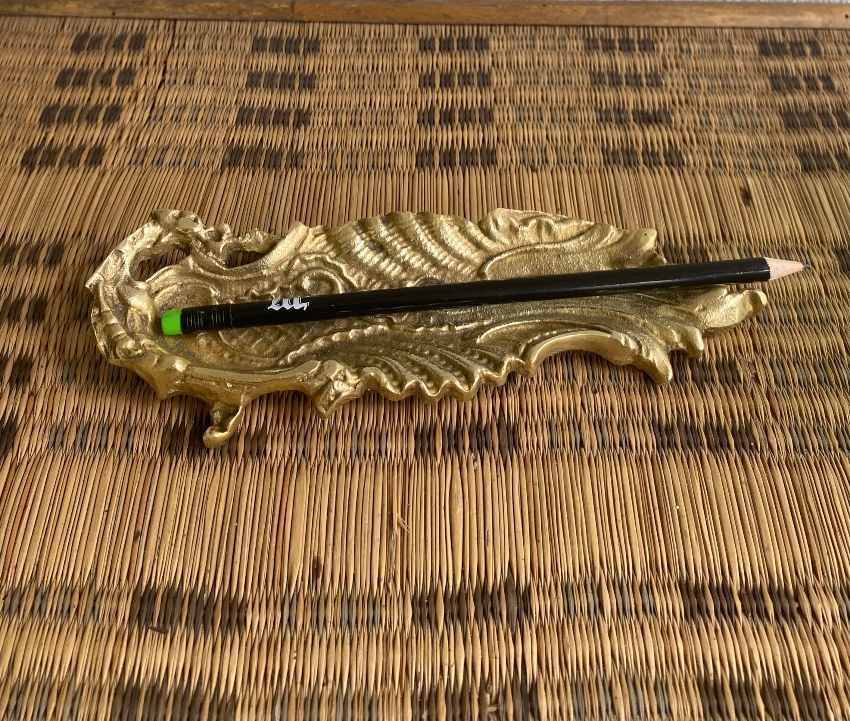 Empty brass pocket "the dragon"