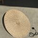 Large suspension, rattan luminaire in hat shape D:80cm