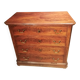 Small Louis Philippe chest of drawers with cut corners.