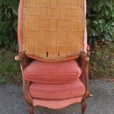 Paire de bergeres anciennes de style louis xv