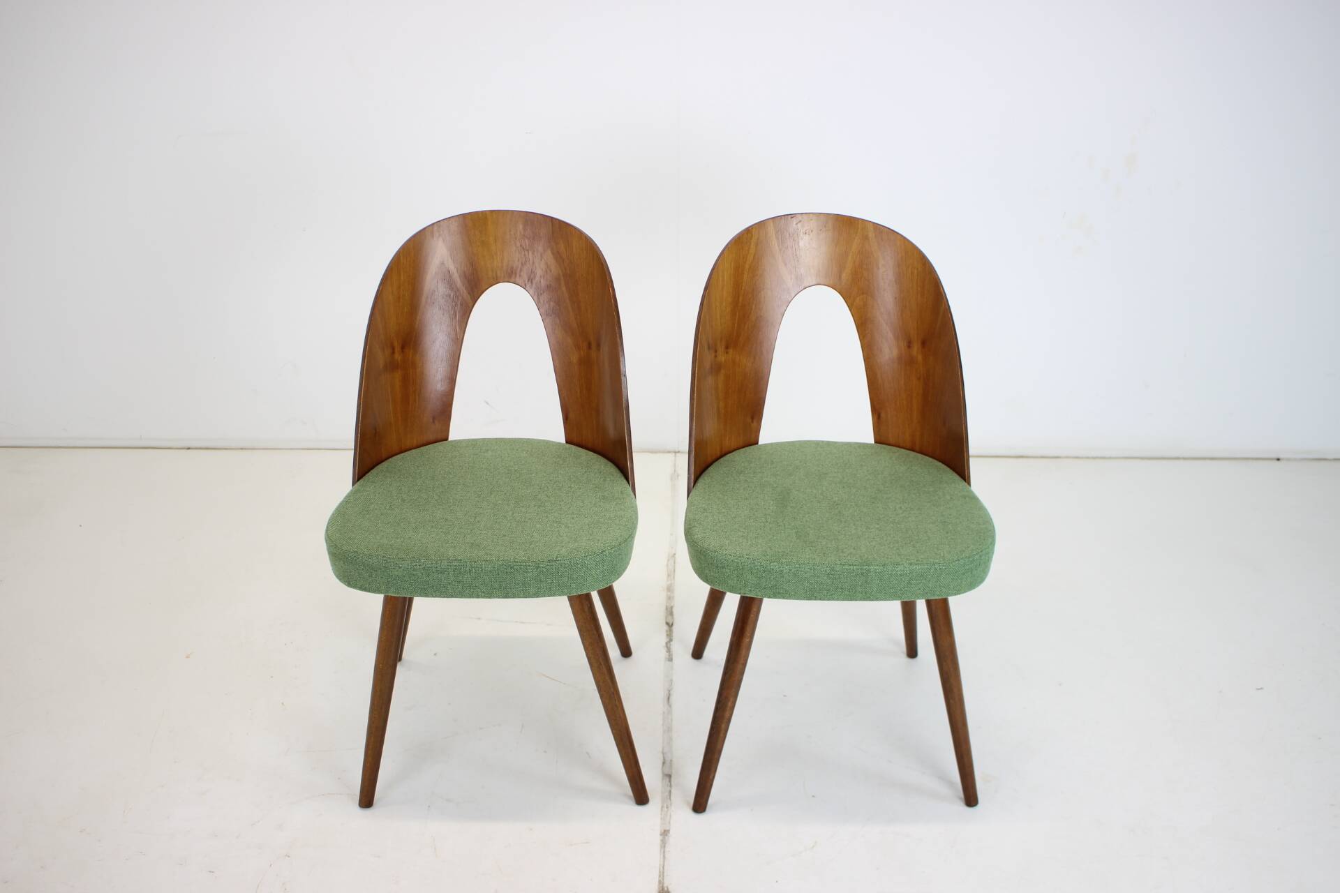 1960s Antonin Suman Set of Two Dining Chairs, Czechoslovakia