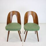 1960s Antonin Suman Set of Two Dining Chairs, Czechoslovakia