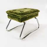 Art Deco folding pouf, Germany, 1970s