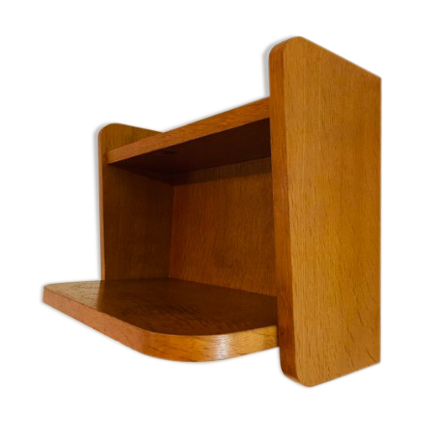 Vintage 1960s light wood wall exterior