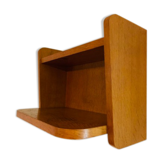 Vintage 1960s light wood wall exterior