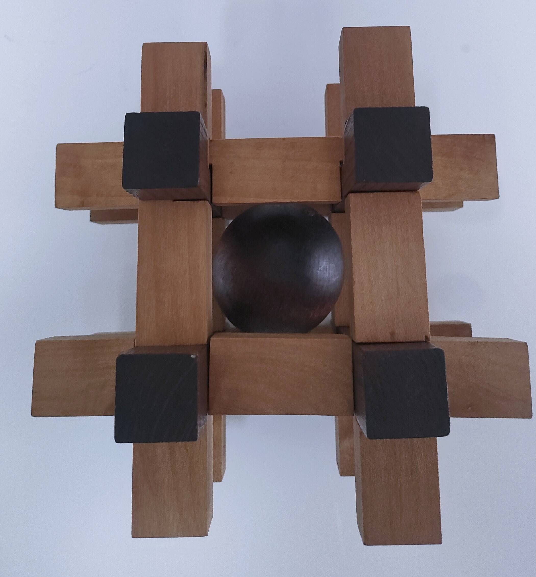 XL wooden puzzle from the 80s