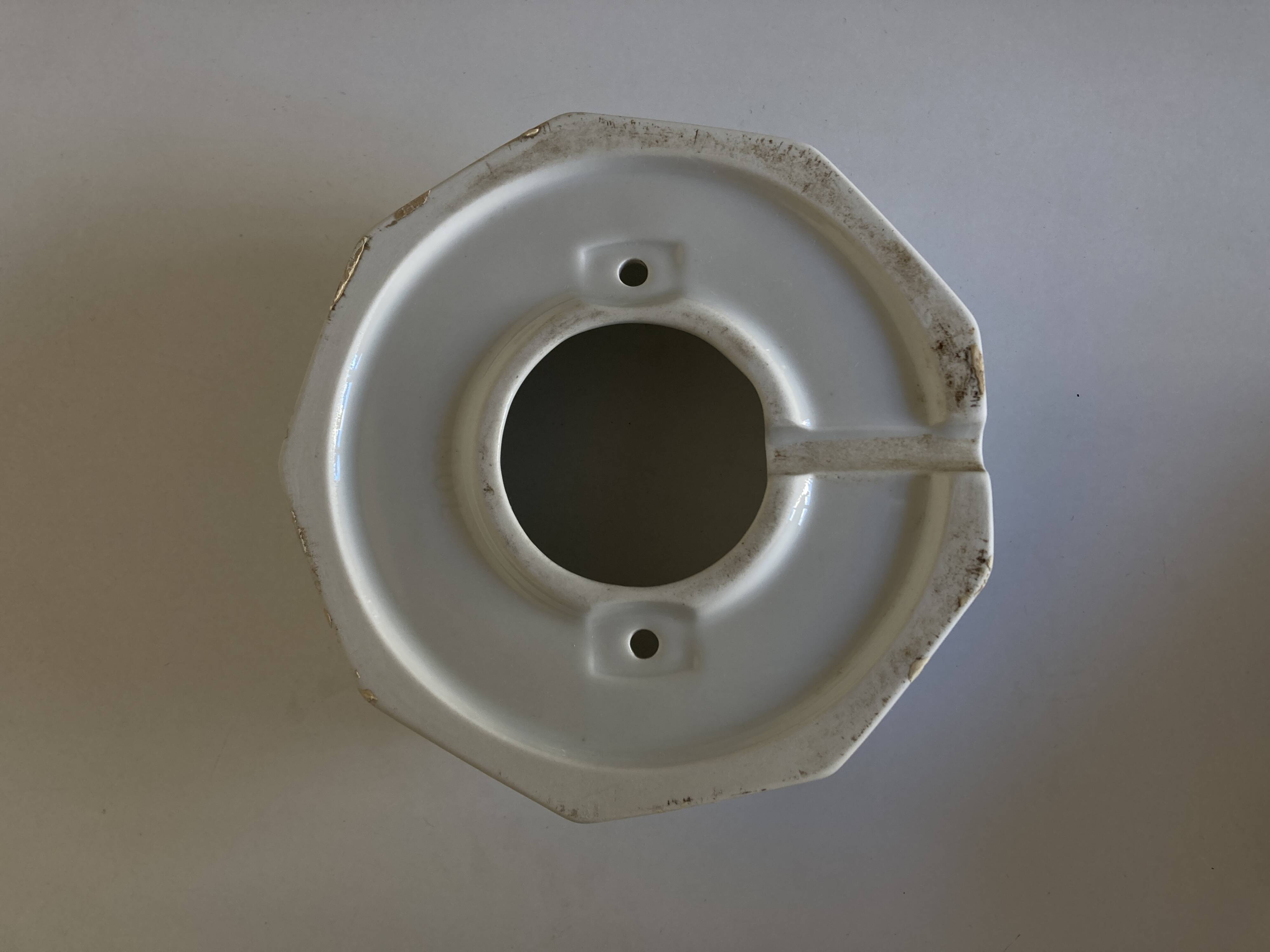 XL bathroom ceiling light from Palace, porcelain and opaline, 1950s