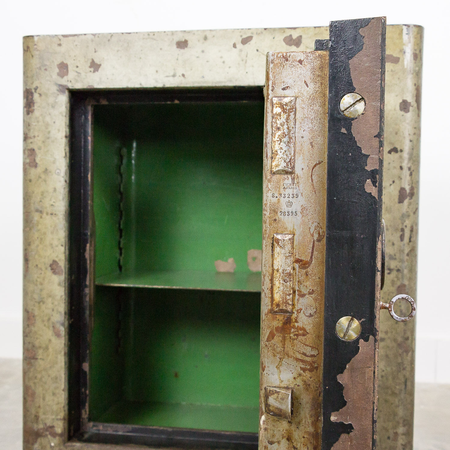 Antique safe by Fichet, Paris, 1900