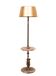 Deknudt Onyx Floor lamp with side Table 1970s Belgium