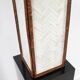 Paire de lampes en os et rotin