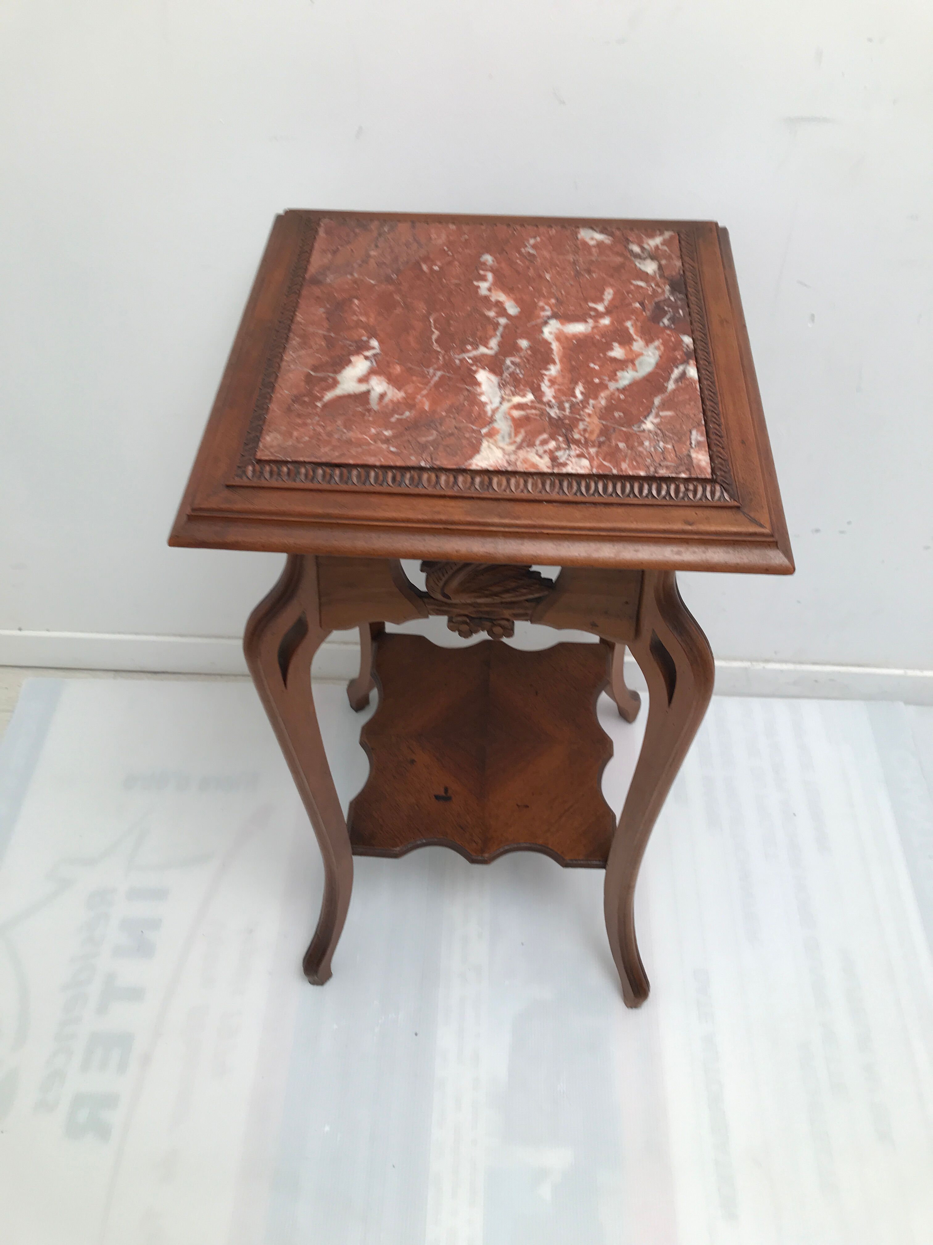 Saddle marble tray 1900