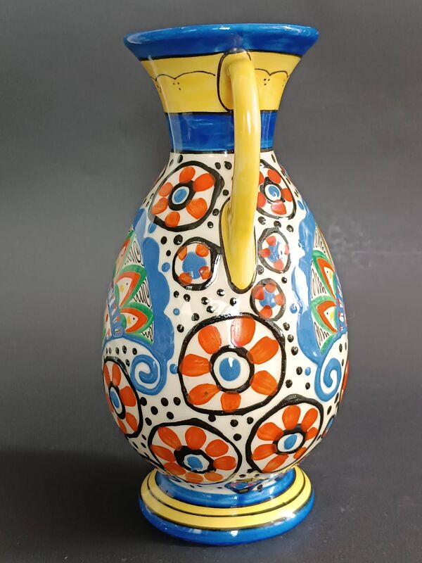 Vase en céramique Art déco Ditmar Urbach par Lajos Kassak