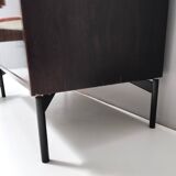 Vintage Walnut Bookshelf and Secretaire by Claudio Salocchi for Sormani, Italy