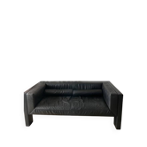 Canapé en cuir noir série DS-4000 de Paolo Piva - modele 4251/23