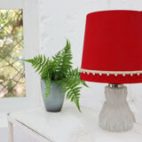 Table lamp with illuminated glass base 1950
