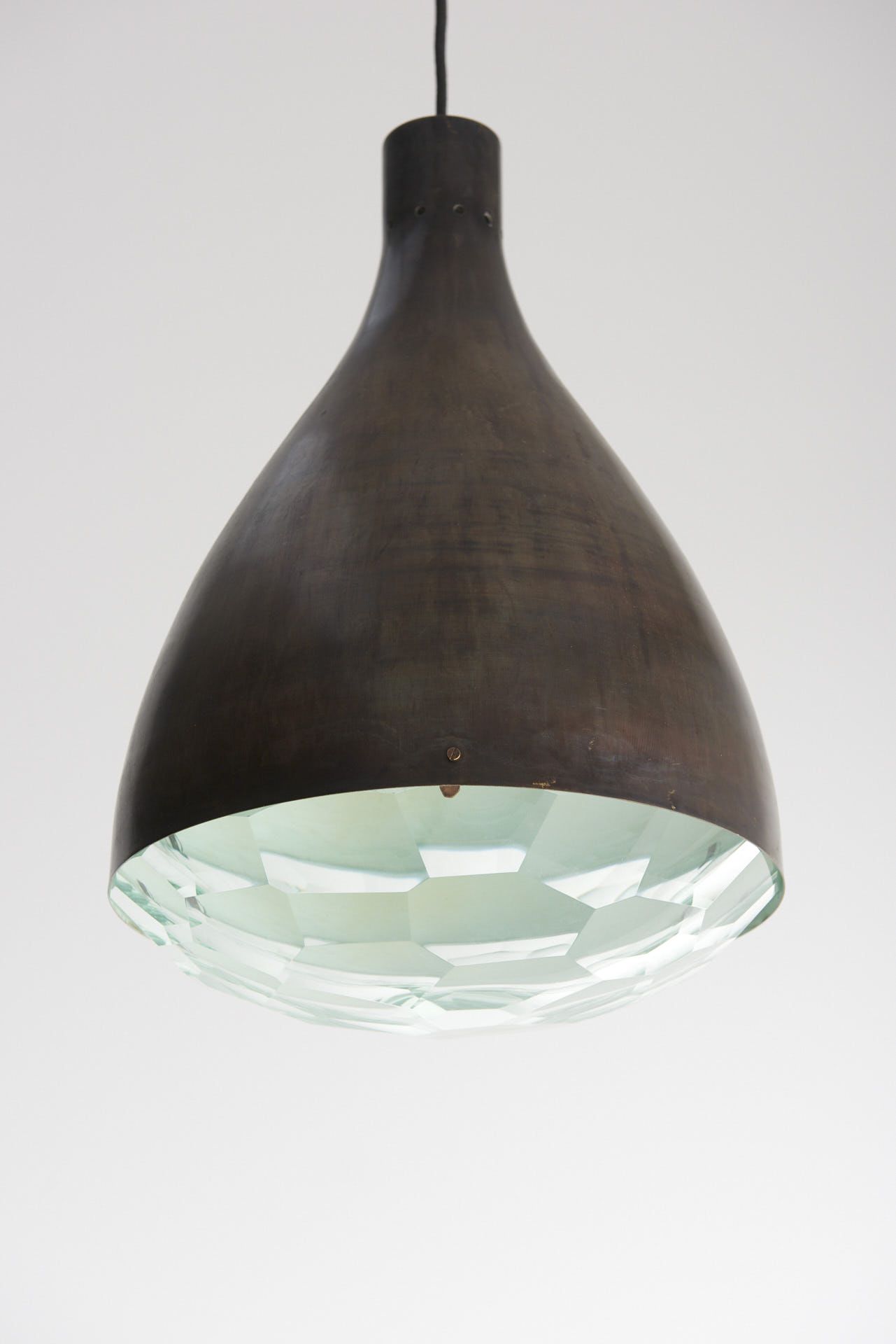 Hanging lamp model 2220  by Max Ingrand for Fontana Arte, Italy - 1960