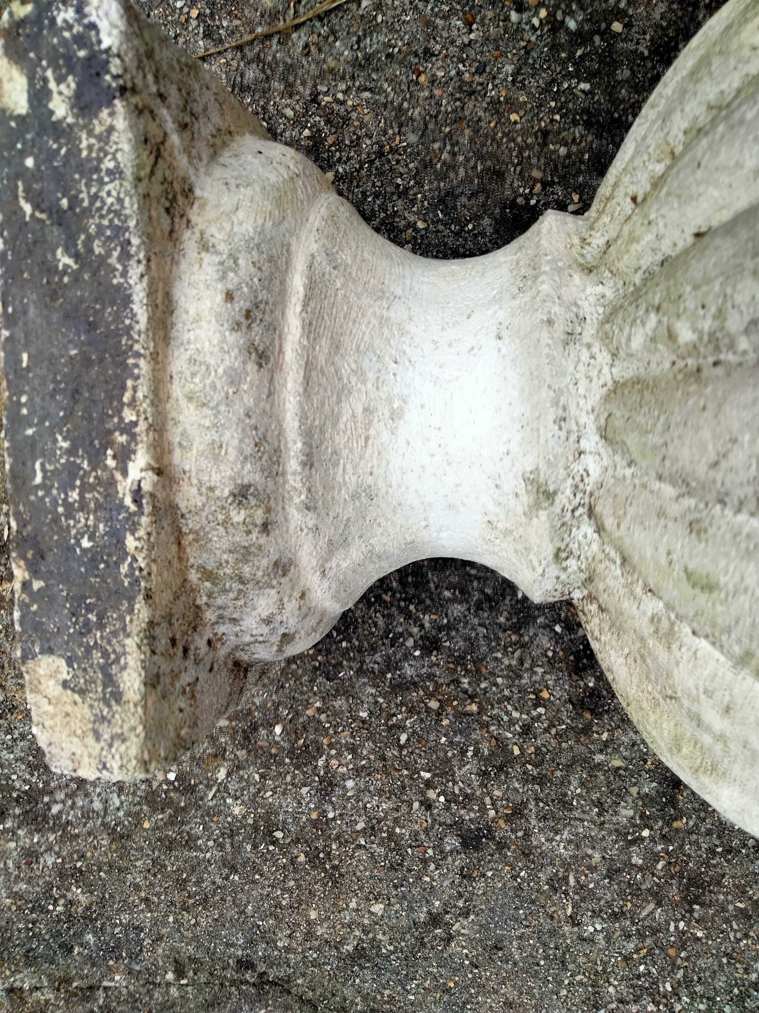 Pair of Medici vintage antique stone planters