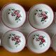 8 antique deep plates in Sarreguemines earthenware.