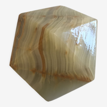 Vintage onyx marble paperweight