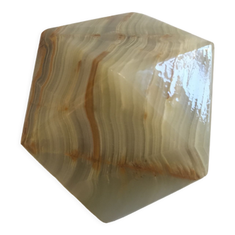 Vintage onyx marble paperweight