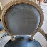 Pair of Louis XVI style armchairs