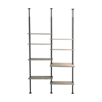 3-mounted floor/ceiling library