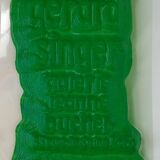 Thermoformed green poster Gérard Singer