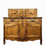 Buffet provençal a glissants style Louis XV estampillé en bois fruitier