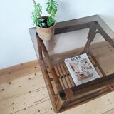 Designer rattan coffee table