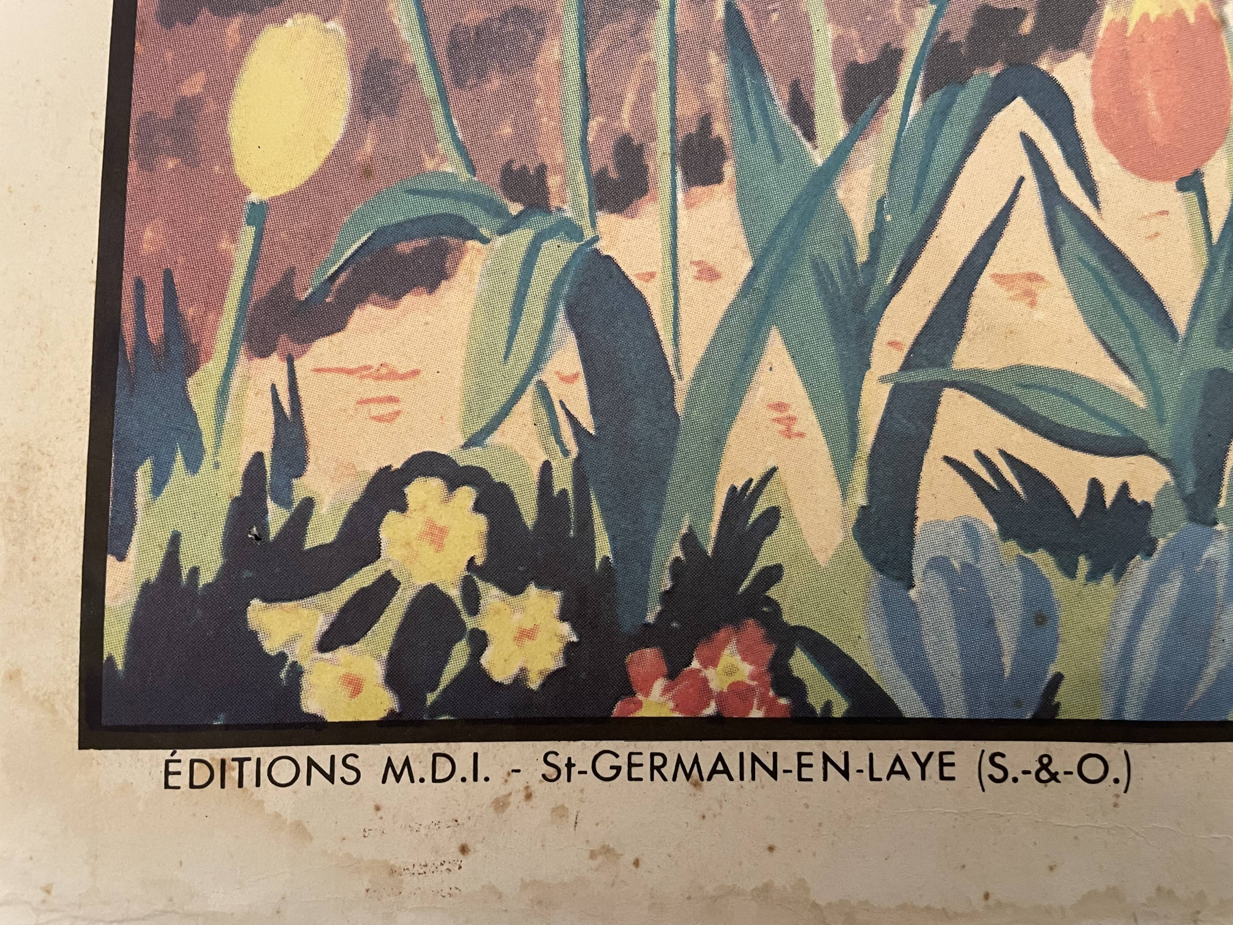 Vintage MDI school poster