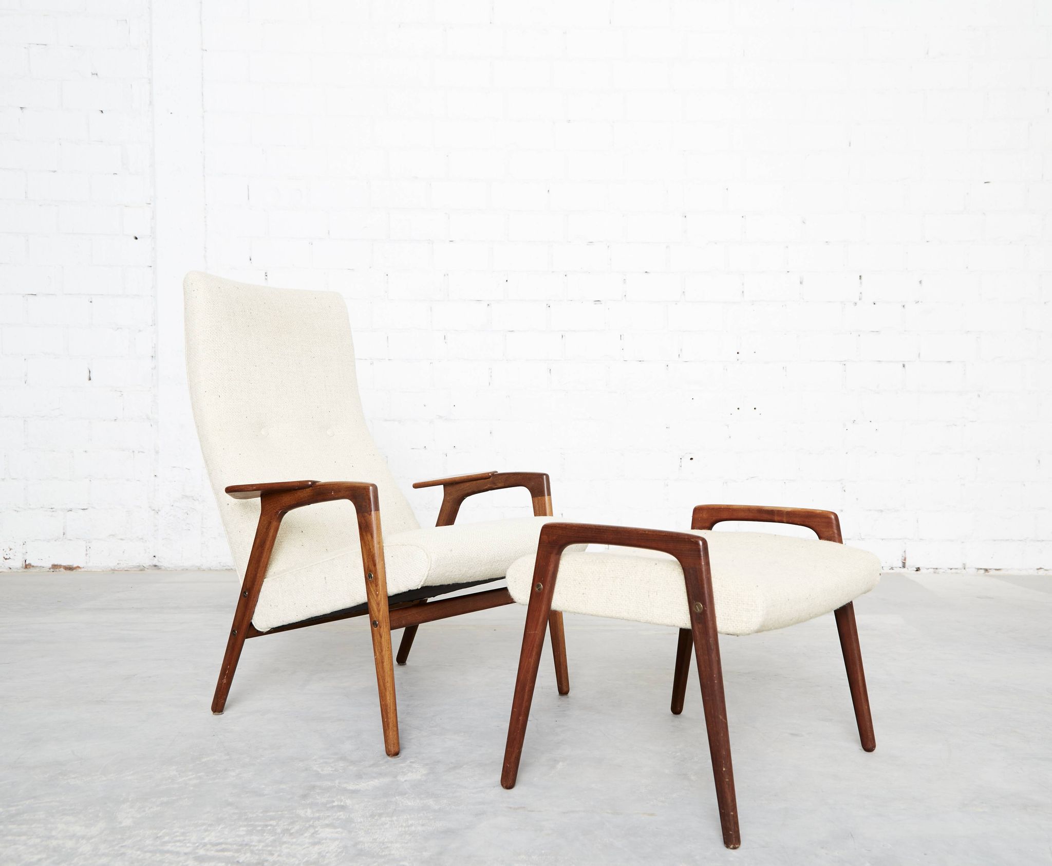 Yungve Ekström 'Ruster' Lounge Chair & Ottoman for Pastoe