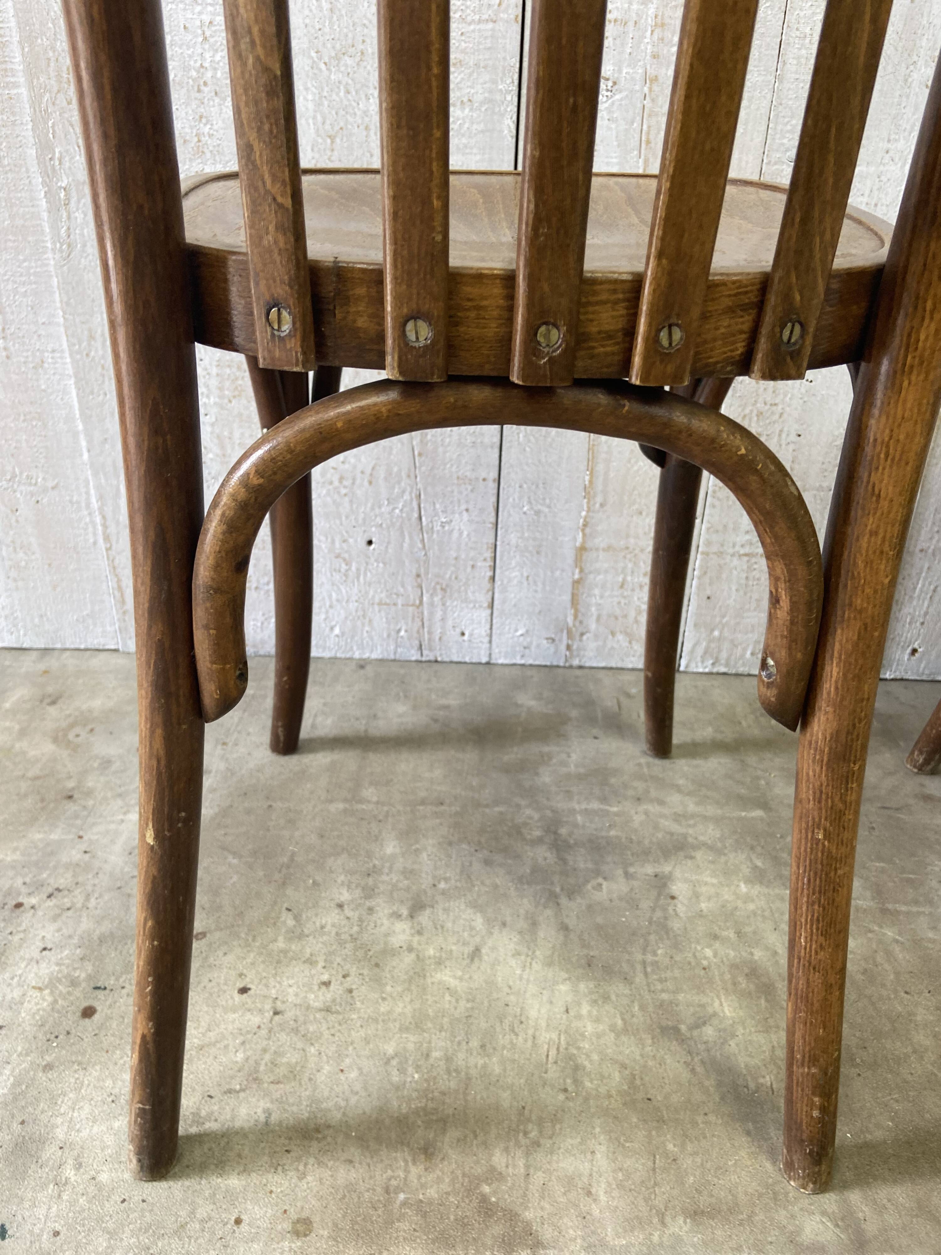 Pair of bistro chairs