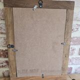 Teak mirror