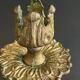 Pair of Napoleon III candelabra in brass, 19th century