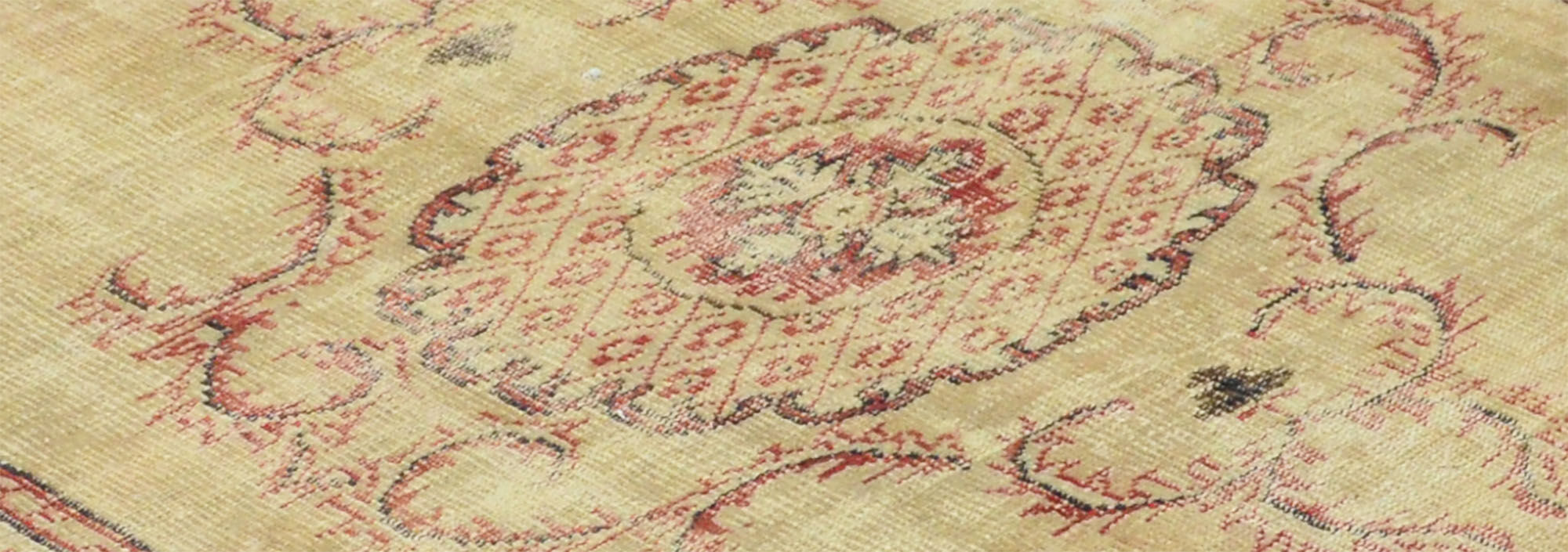 Anatolian handmade vintage rug 253 cm x 181 cm