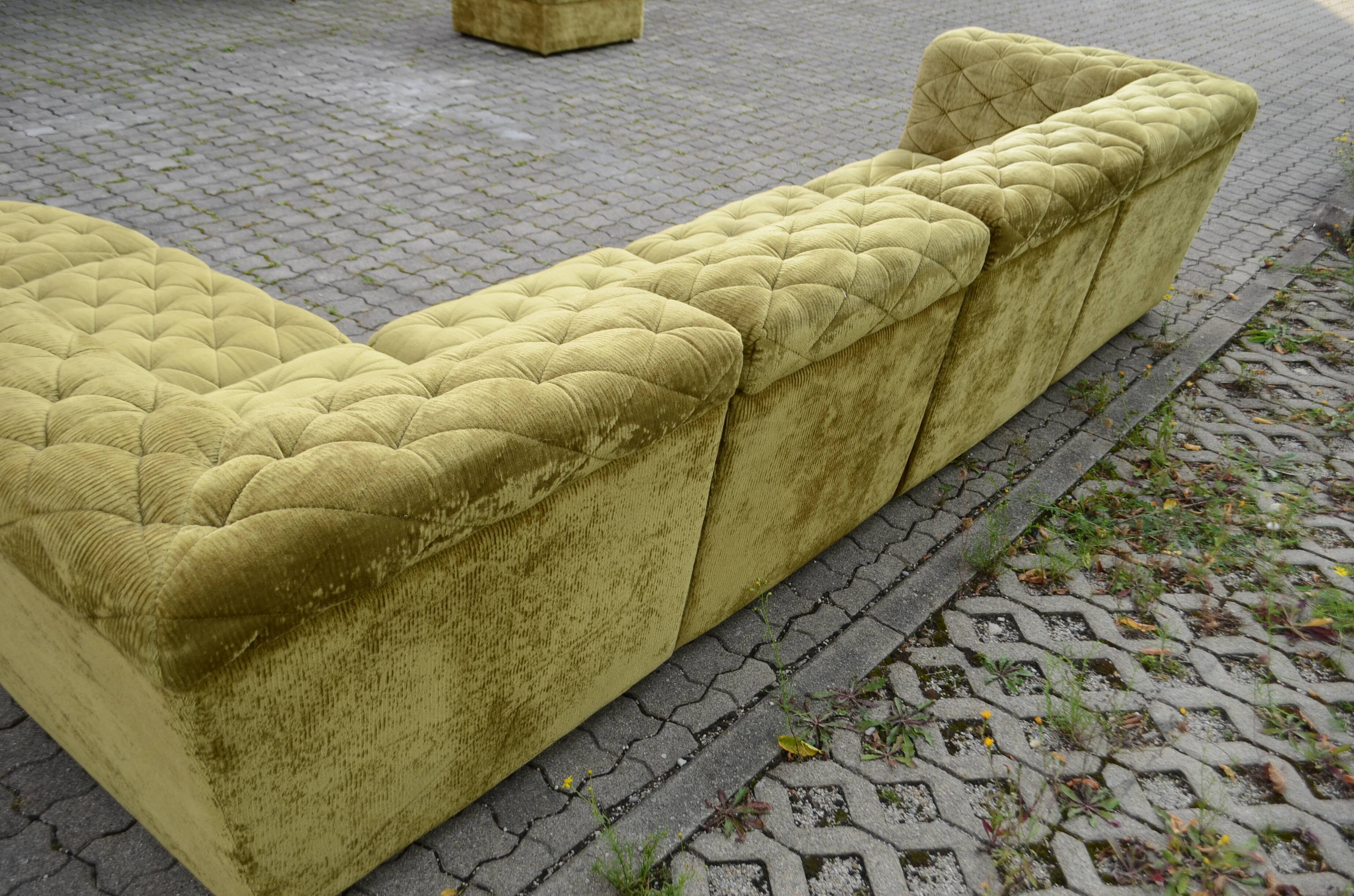 Vintage Laauser Modular Sofa green